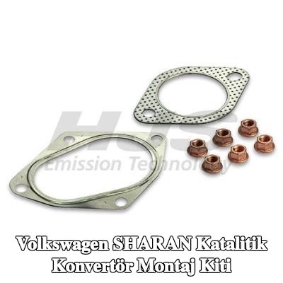 HJS Katalitik konvertör montaj kiti — 2012 Volkswagen Sharan