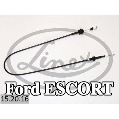 LINEX كابل دواسة الوقود — Ford Escort