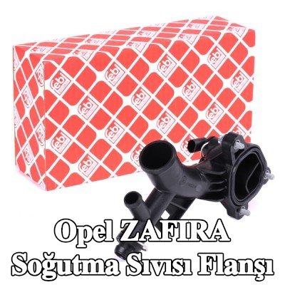 FEBI BILSTEIN Conta/sızdırmazlık elemanı ile birlikte soğutma suyu flanşı, sıcaklık sensörlü — 2012 Opel Zafira