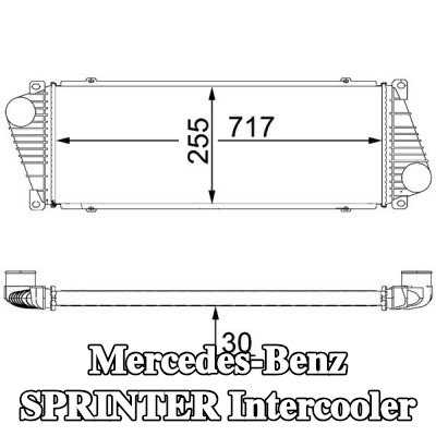 MAHLE Intercooler — 2000 Mercedes-Benz Sprinter