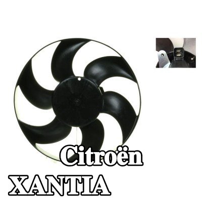MAHLE مروحة, المبرد 304mm, بدون غطاء مروحة المبرد — Citroën Xantia