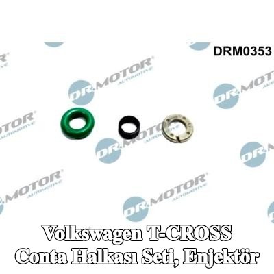 DR.MOTOR AUTOMOTIVE Conta Halkası Seti, enjektör — Volkswagen T-cross