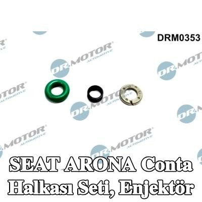 DR.MOTOR AUTOMOTIVE Conta Halkası Seti, enjektör — SEAT Arona