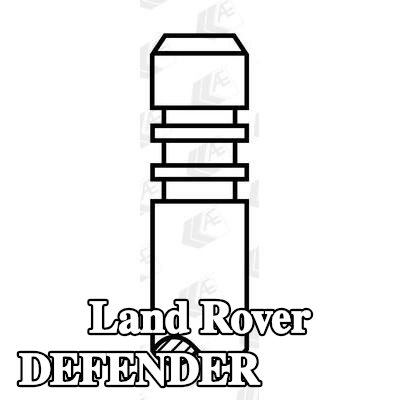 AE صمام السحب ساق الصمام المطلي بالكروم, طرف ساق الصمام المقوى — Land Rover Defender