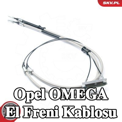 ESEN SKV El freni kablosu Sol Arka, Sağ Arka, 1550+845 / 1550+845mm — Opel Omega