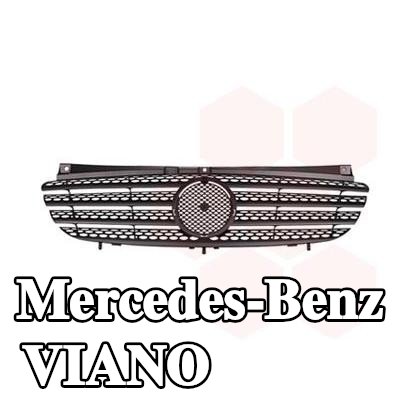 VAN WEZEL شبكة المبرد باللون الأسود — Mercedes-Benz Viano