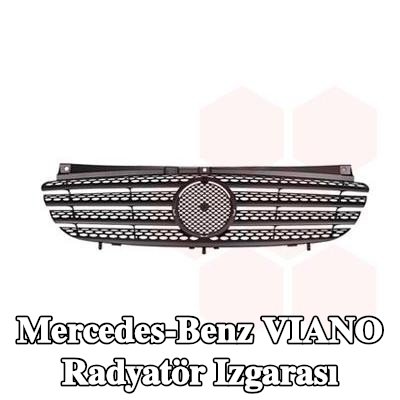 VAN WEZEL Radyatör ızgarası, siyah — Mercedes-Benz Viano