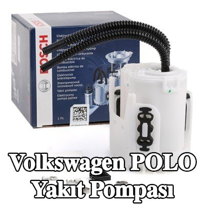 BOSCH Elektrikli yakıt pompası, sabitleme/montaj malzemesi ile, konektör parçaları ile — 2000 Volkswagen Polo