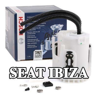 BOSCH مضخة وقود كهربائية, مع مواد تثبيت/تركيب, مع أجزاء موصل — 2002 SEAT Ibiza