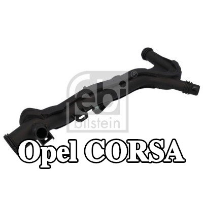 FEBI BILSTEIN أنبوب سائل التبريد المزود بحشيات/موانع تسرب, مع حلقة مانعة للتسرب — Opel Corsa