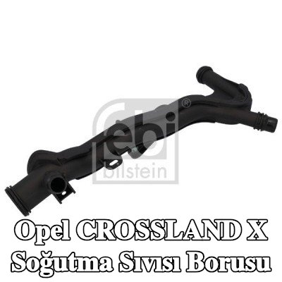 FEBI BILSTEIN Conta/sızdırmazlık elemanlı soğutma suyu borusu, conta halkası ile — Opel Crossland X