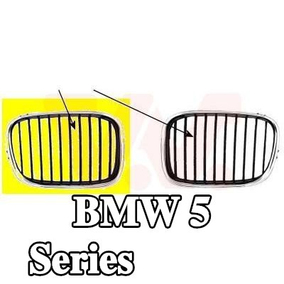 VAN WEZEL شبكة المبرد - اليمنى, أسود — 1997 BMW 5 Series