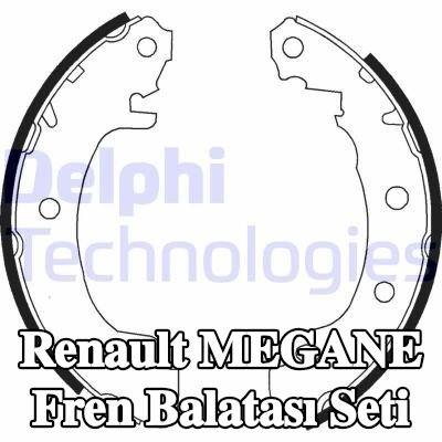 DELPHI Fren Balatası Seti — Renault Megane