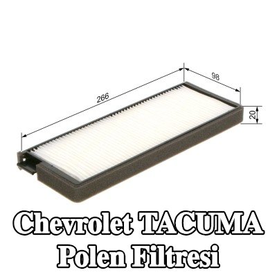 BOSCH Polen filtresi Partikül Filtresi — Chevrolet Tacuma