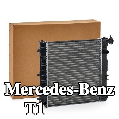 RIDEX مبرد المحرك من الألومنيوم, بلاستيك — Mercedes-Benz T1