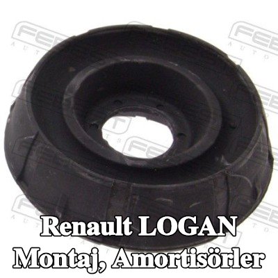 FEBEST Montaj, amortisörler Ön Aks, rulman içermez — Renault Logan
