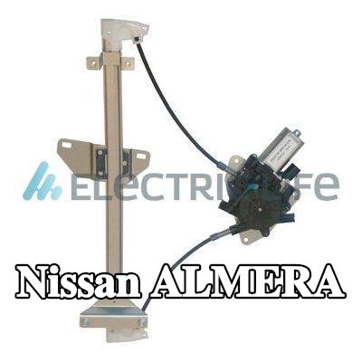 ELECTRIC LIFE مُحرك نافذة أمامي أيسر, كهربائي, مع محرك كهربائي — 2000 Nissan Almera