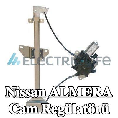 ELECTRIC LIFE Sol ön cam regülatörü, Elektrikli, elektrik motorlu — 2000 Nissan Almera