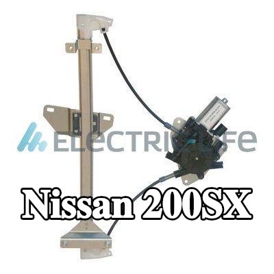 ELECTRIC LIFE مُحرك نافذة أمامي أيسر, كهربائي, مع محرك كهربائي — Nissan 200sx