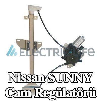 ELECTRIC LIFE Sol ön cam regülatörü, Elektrikli, elektrik motorlu — Nissan Sunny