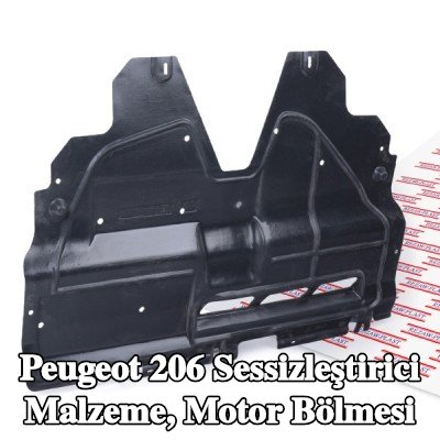 REZAW PLAST Sessizleştirici Malzeme, motor bölmesi Motor Bölmesi, Alt — Peugeot 206