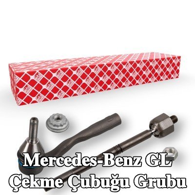 FEBI BILSTEIN Rot kolu grubu Ön Aks Sol, Ön Aks Sağ, 426mm, kilit somunu ile — Mercedes-Benz Gl