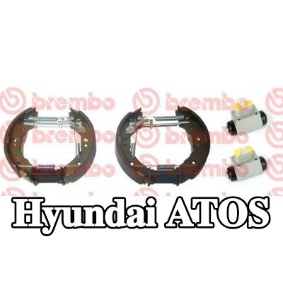 BREMBO مجموعة فرامل الأسطوانة — Hyundai Atos