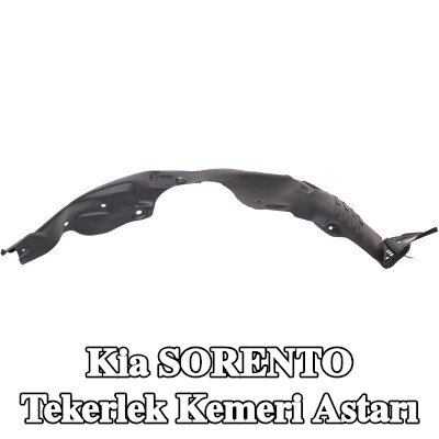 DIEDERICHS Tekerlek kemeri kaplaması Sol Ön, Plastik — Kia Sorento