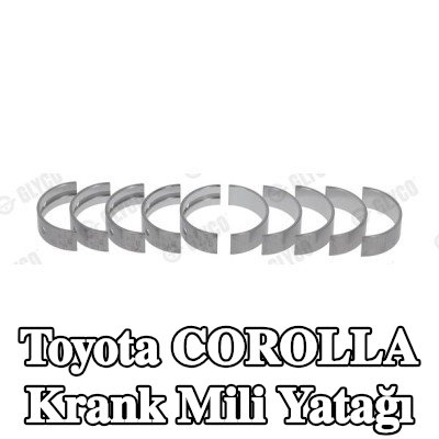 GLYCO Çelik tabanlı alüminyum alaşımlı krank mili yatağı — Toyota Corolla