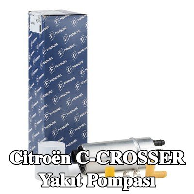 PIERBURG Elektrikli yakıt pompası, sabitleme/montaj malzemesi ile, tank sensörü olmadan — Citroën C-crosser