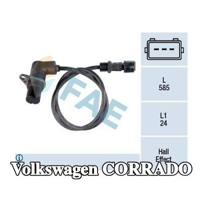 FAE مستشعر عدد الدورات في الدقيقة، إدارة المحرك — Volkswagen Corrado