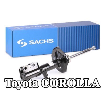 SACHS ممتص صدمات المحور الأمامي الأيمن, ضغط الغاز, دعامة نظام التعليق — 2002 Toyota Corolla