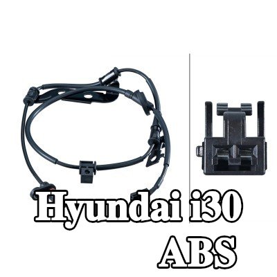 HELLA مستشعر ABS للمحور الخلفي, مع مشابك تثبيت على الكابل — Hyundai i30