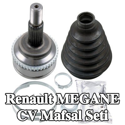 FEBI BILSTEIN Ön aks sol CV mafsal kiti, Ön Aks Sağ, Tekerlek Tarafı, somunlu, gres ile — 2002 Renault Megane