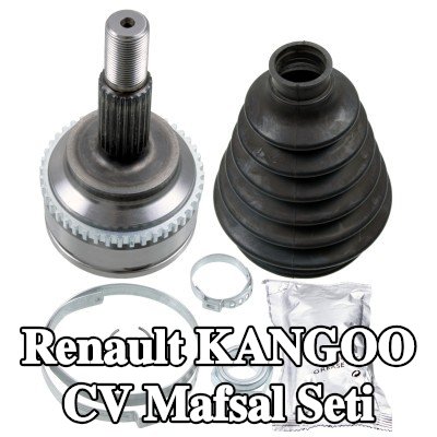 FEBI BILSTEIN Ön aks sol CV mafsal kiti, Ön Aks Sağ, Tekerlek Tarafı, somunlu, gres ile — Renault Kangoo