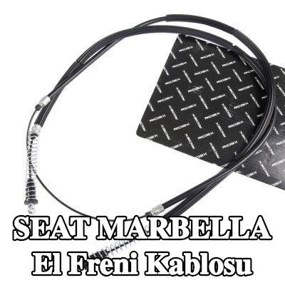 RIDEX El freni kablosu Arka, 2670/2x1000mm — 1997 SEAT Marbella