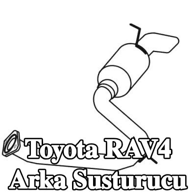 VEGAZ Arka susturucu — Toyota Rav4
