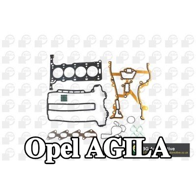 BGA مجموعة حشيات, رأس الأسطوانة مع حشوة رأس الأسطوانة, مع حشية غطاء الصمام, مع أختام ساق الصمام — 2000 Opel Agila