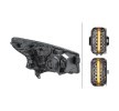HELLA Far Sol, H4, PY21W, W21/5W, ampullü, far seviyeleme motorlu — 2016 Opel Vivaro (2)