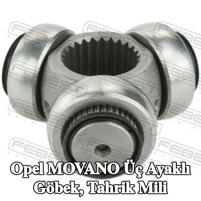 FEBEST Üç ayaklı göbek, tahrik mili — Opel Movano