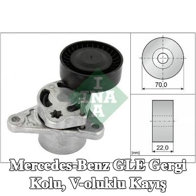 INA Gergi Kolu, V-oluklu kayış — Mercedes-Benz Gle