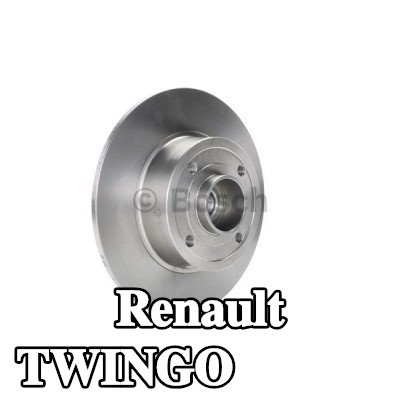 BOSCH القطر الخارجي لقرص المكابح: 240mm, صلب, مشحم, مع حلقة مستشعر ABS, مع محمل العجلة — 2012 Renault Twingo