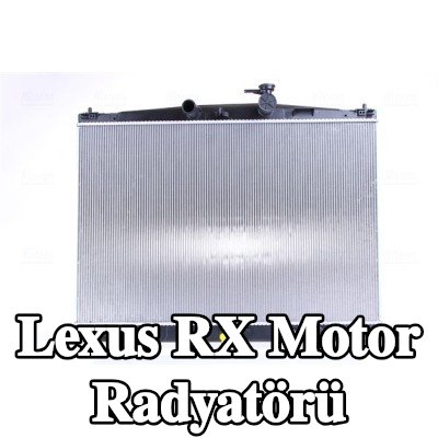 NISSENS Kapaksız motor radyatörü, genişletme deposu olmadan, yağ soğutuculu, contasız/sızdırmazlık elemanı olmadan — Lexus Rx