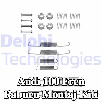 DELPHI Fren pabucu montaj kiti — Audi 100