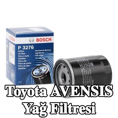 BOSCH Tek çek valflı yağ filtresi — 2010 Toyota Avensis