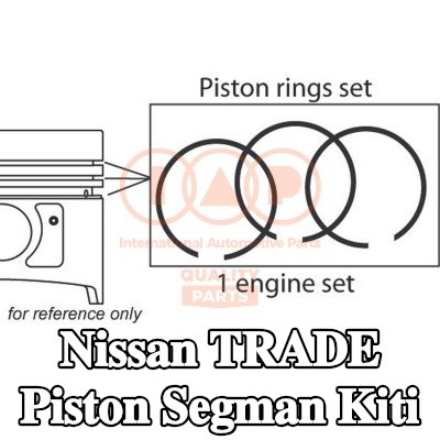 IAP QUALITY PARTS Piston Segman Kiti — 1995 Nissan Trade