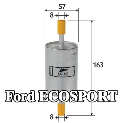 VALEO مرشح الوقود — 2012 Ford Ecosport