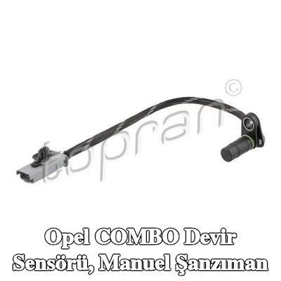 TOPRAN Devir sensörü, manuel şanzıman — Opel Combo