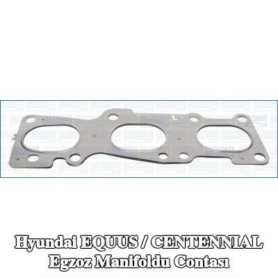 AJUSA Egzoz manifoldu contası ÇOK KATMANLI ÇELİK — 2000 Hyundai Equus / Centennial