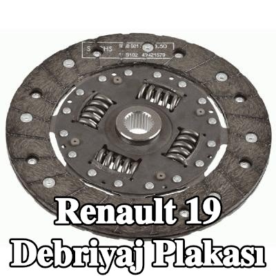 SACHS Debriyaj plakası — 1990 Renault 19